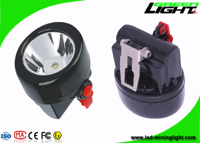 Lampu Tutup Penambangan Batubara Warna Hitam IP67 Waterproof 2.8Ah Baterai Li-Ion Isi Ulang