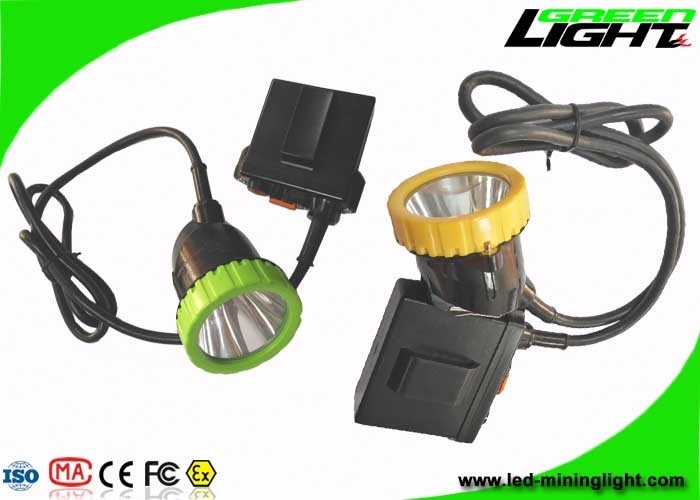 Waterproof IP67 Mining Rechargeable LED Headlamp 3.7V 11.2Ah 50000lux Untuk Berburu