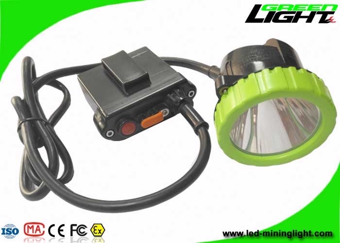 50000lux Brightness Rechargeable LED Mining Cap Lights untuk Hunting Headlamp Menggunakan Baterai Li-ion 11.2Ah