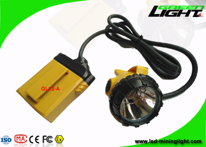 25000 Lux High Intensity LED Mining cap Light kinerja super umur 100000hrs dengan lampu peringatan daya rendah