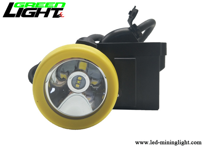 Bahan PC Miners Cap Lamp 1.65m Panjang Kabel Baterai 6.6Ah Super Tahan Air
