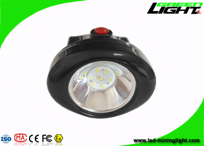 IP67 450mA 10000 Lux Lminers Cap Lamp 2.8Ah Baterai Plug - Dalam Cara Pengisian
