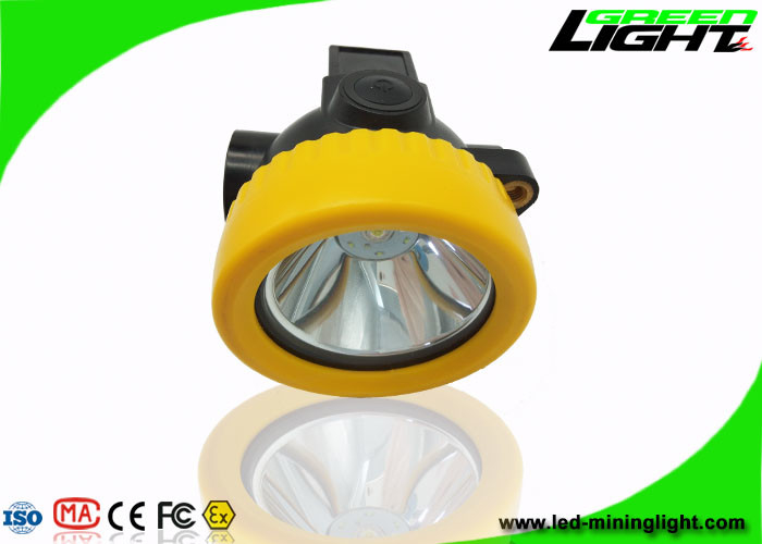 4000lux Mining Hard Hat Lights 2.2Ah Baterai Semua Dalam Satu Strcture Dengan Plug In Chager