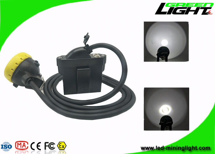 Lampu Pertambangan LED Warna Hijau 6.6Ah Baterai Li - Ion Dengan Indikasi Pengisian Led