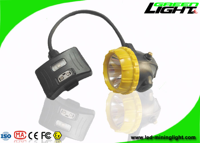 Lampu Tutup Penambangan Baterai 6.8Ah Semi Corded 15000lux Dengan Aluminium Lighting Cup