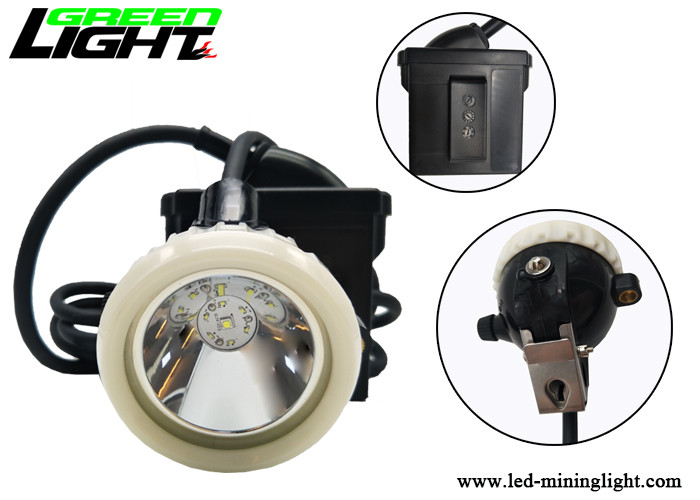 Isi Ulang Baterai Li - Ion Led Miners Cap Lamp 16 Jam Waktu Kerja Kecerahan 10000lux