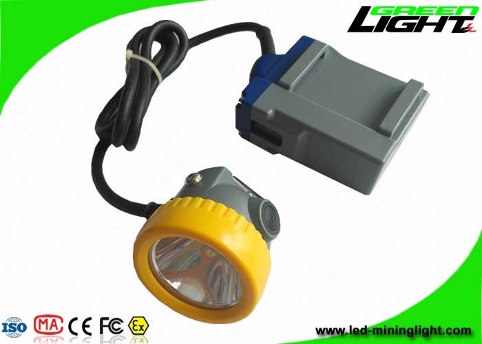 Lampu Led Isi Ulang Batubara 15000lux High Beam Corded Cap Lamp 6.6Ah Baterai