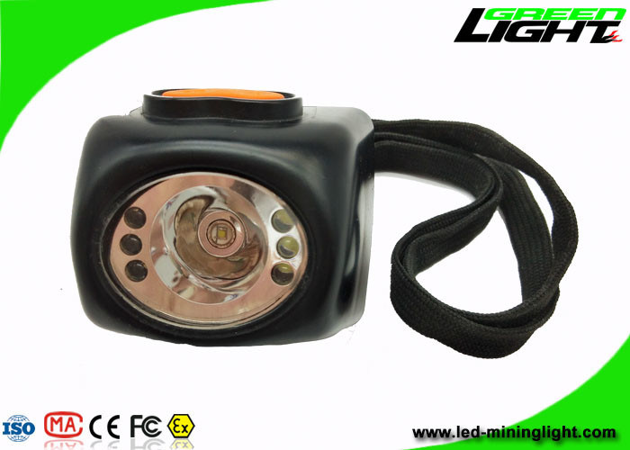IP68 Ukuran Kecil Lampu Penambangan Batubara Digital 8000lux 30/70 Derajat Klip Badan Lampu PC