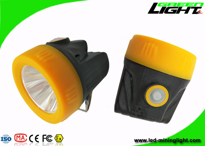 Ultralight 170g Cordless Led Mining Cap Lamp Ledakan Kecerahan Tinggi - Bukti