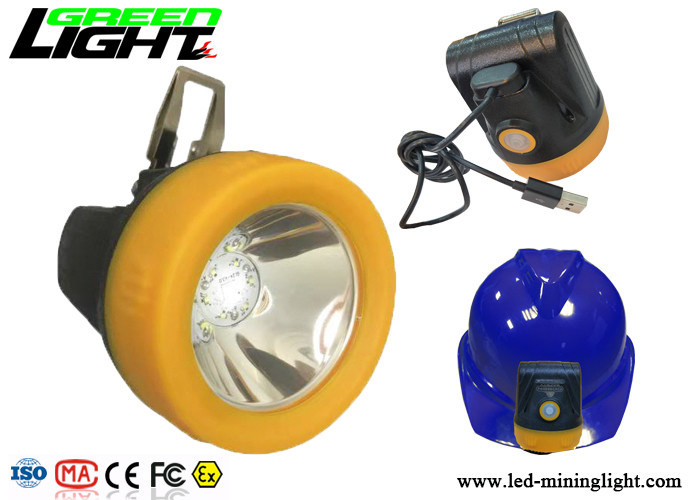 Lampu Topi Keras Pertambangan SE Tanpa Kabel, Lampu Tutup Penambang Led Li-Ion Dengan Pengisi Daya Baterai