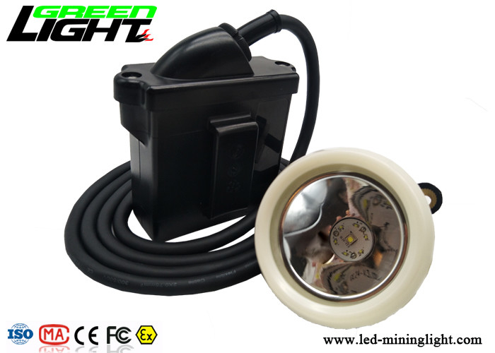 10000lux Brightness Cordless Mining Cap Lamps IP67 Waterproof 100000hrs Light Life Span