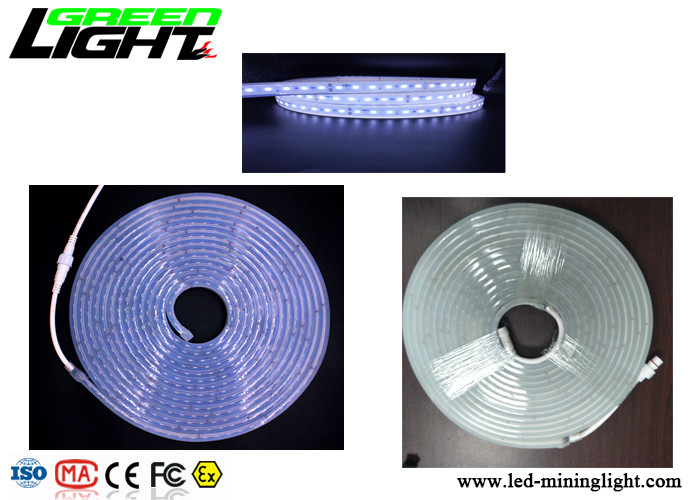 24V Led Flexible Strip Light Super Toughening Silica Gel Soft Suit Untuk Tambang Bawah Tanah