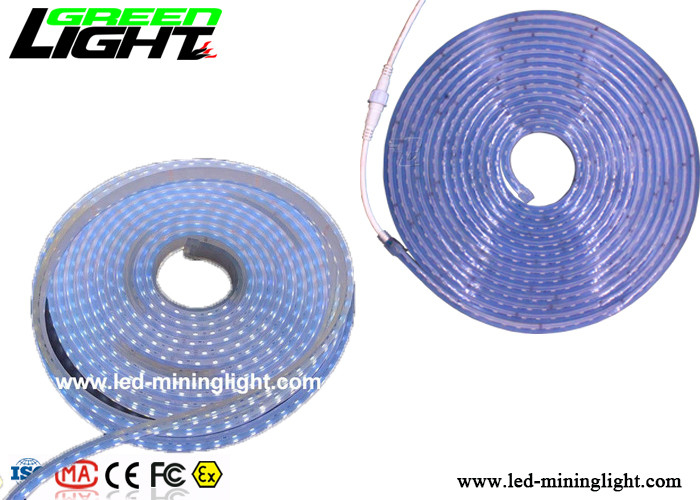 SMD5050 RGB Warna Lampu Strip Led Tahan Air 24 Volt Bukti Ledakan Tegangan Rendah