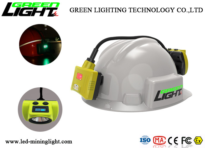 Lampu Cap Penambang Led Tanpa Kabel Multifungsi 358lum 3.7V Untuk Keamanan Bawah Tanah