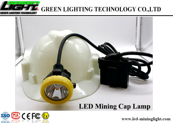 10000Lux Corded LED Miners Cap Lamp, Waterproof Coal Miner Hard Hat Light IP68