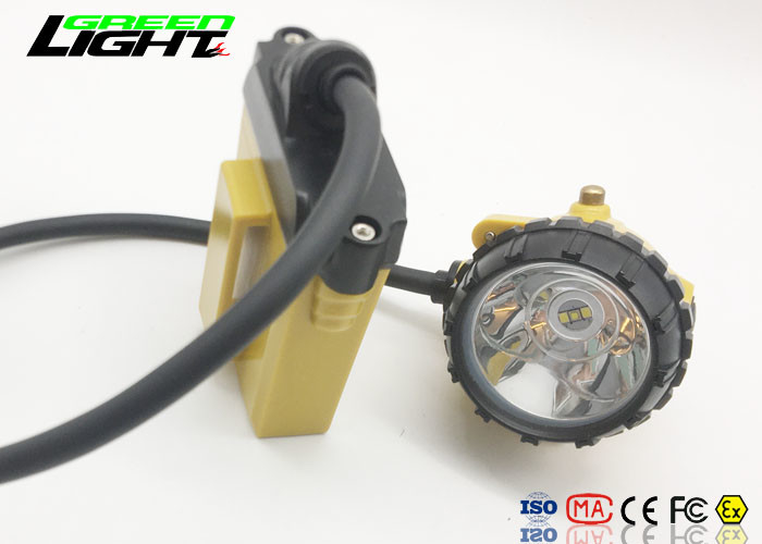 Waterproof Ip68 Rechargeable Led Hard Hat Light, Headlamp Led Daya Tinggi Untuk Menjalankan