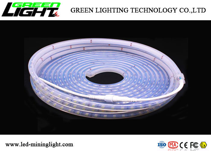 SMD5050 Safety LED Lampu Strip Fleksibel Perlindungan Pengaturan Suhu Tegangan Tinggi