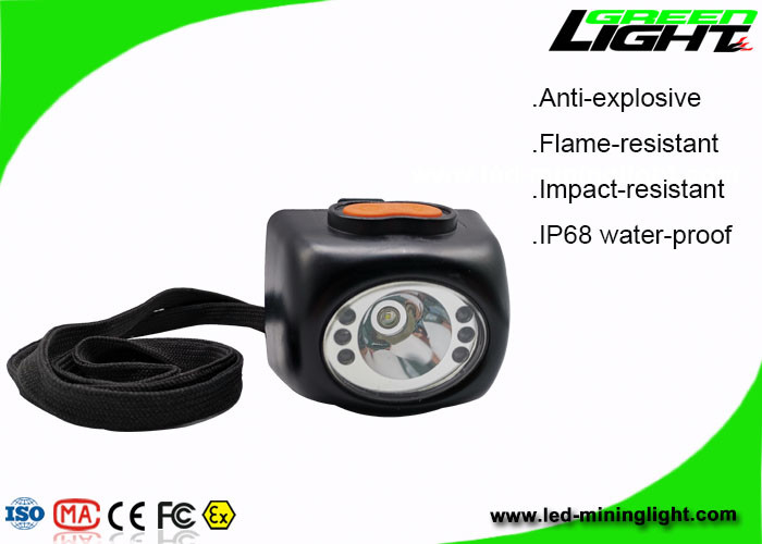 Lampu Tambang LED Tanpa Kabel Digital yang Dapat Dipakai, Kecerahan 4000lux Dengan Tali Pengaman