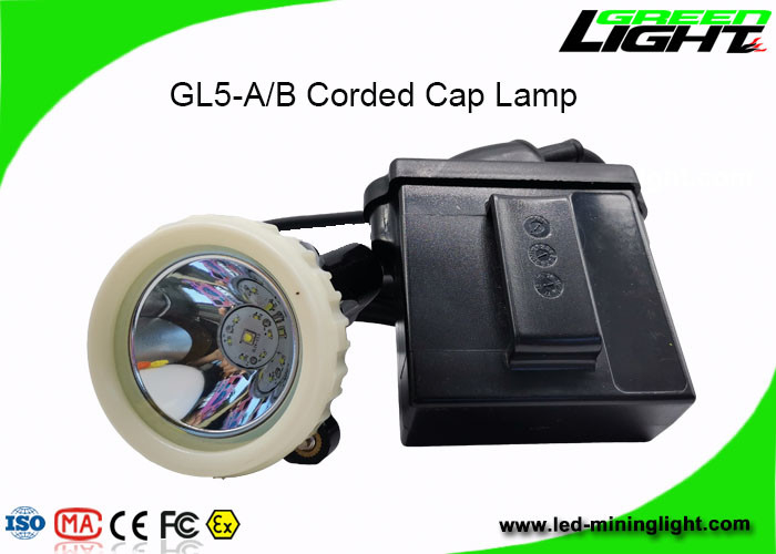 Lampu LED Penambang Baterai Li Ion Isi Ulang 10000lux High Beam Untuk Terowongan