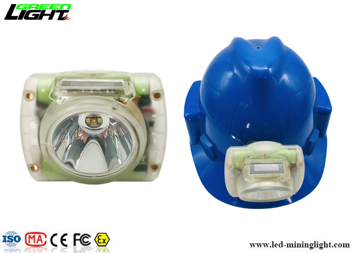 3.7V 1.78W 13000lux Ringan Rechargeable Miners Safety Cordless Cap Lamp