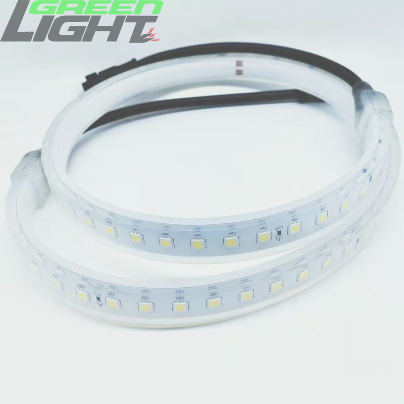 220V / 110V / 24V / 36V LED Tahan Air Lampu Strip Fleksibel Explosion Proof Underground Mining Tunnel Light