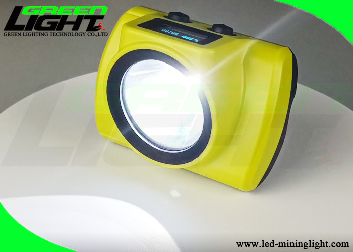 18000lux Led Cordless Mining Light Anti Drop Dan Tidak Ada Shell Retak Warna Kuning